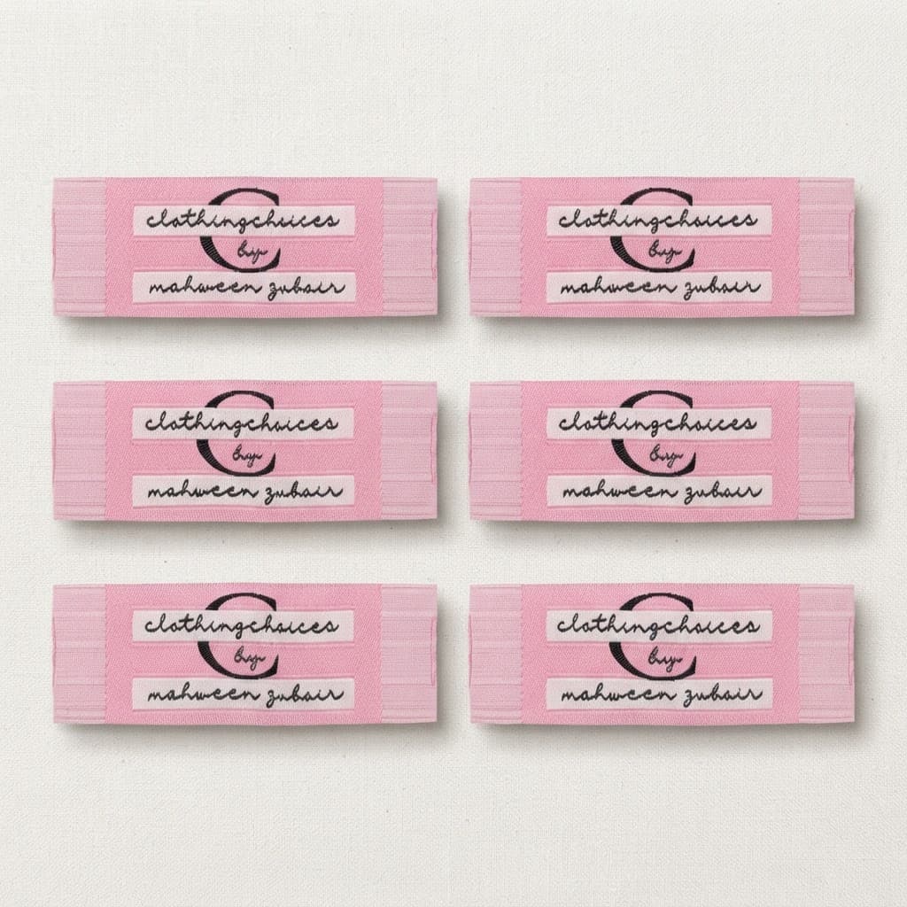 Custom Woven Labels - Custom Dyed Brand Colors